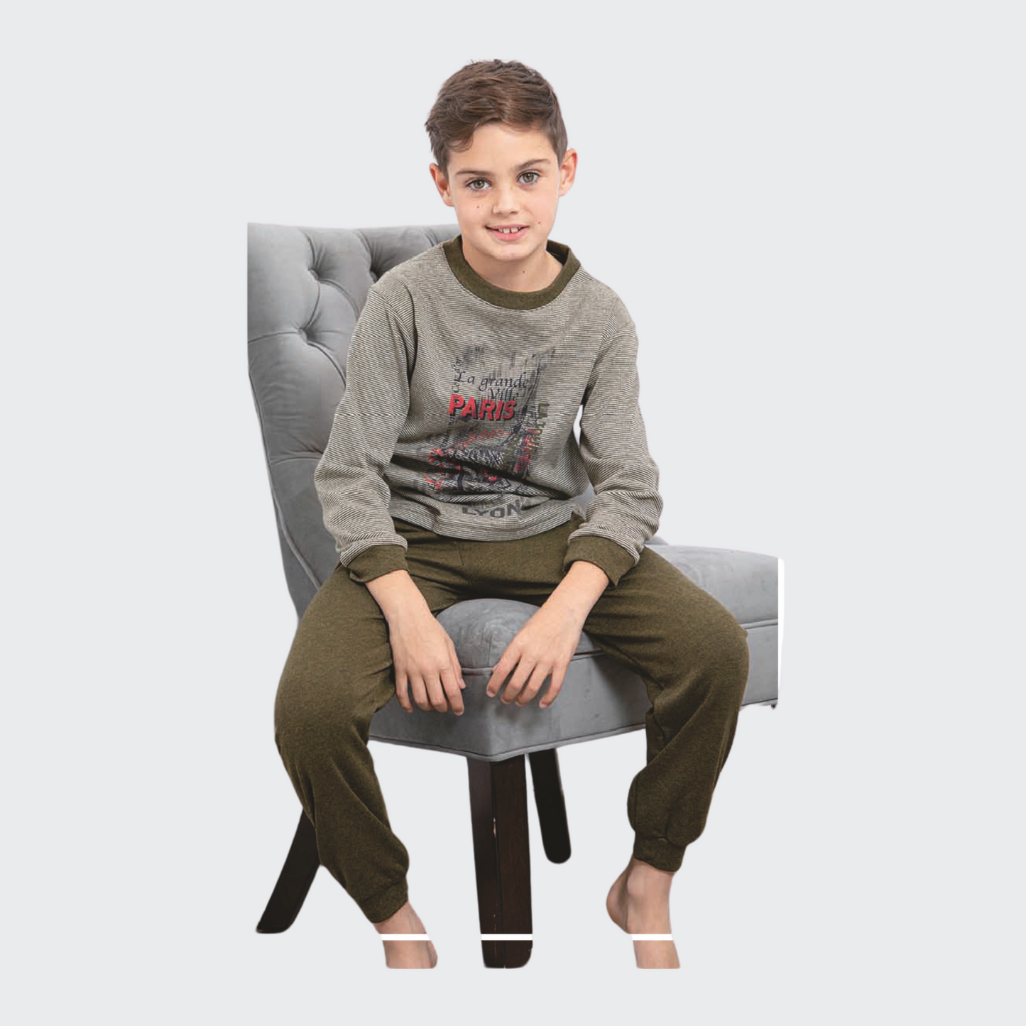 PIJAMA INFANTIL NIÑO GRAND VILLE PARIS