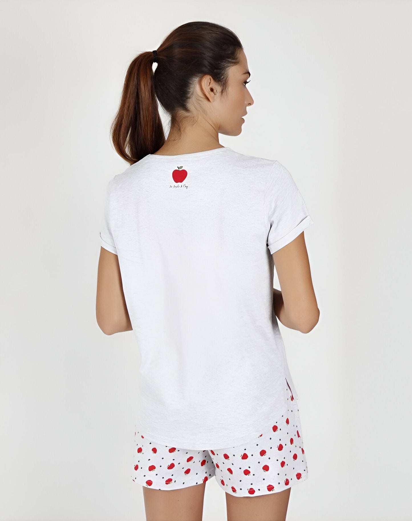 PIJAMA MANGA CORTA AN APPLE DAY