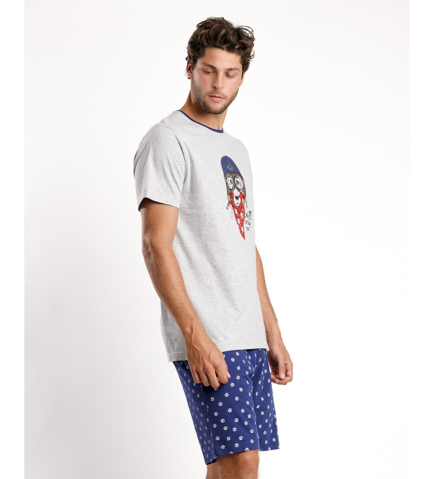 PIJAMA MANGA CORTA WILD CRAZY GUY