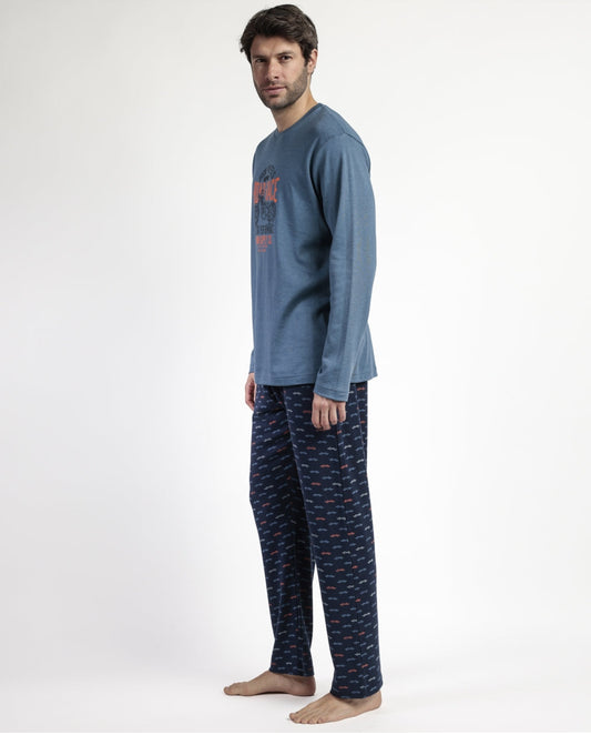 PIJAMA MANGA LARGA HOMBRE ROAD RACE