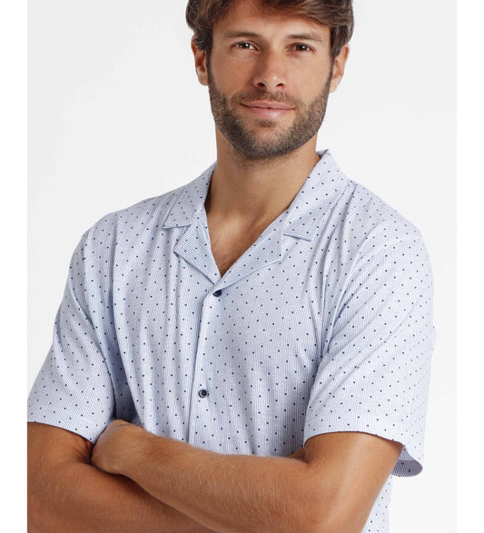 PIJAMA MANGA CORTA ABOTONADO STRIPES AND DOTS