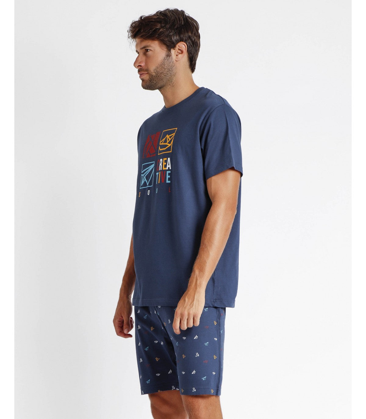 PIJAMA MANGA CORTA ORIGAMI CREATIVE SOUL