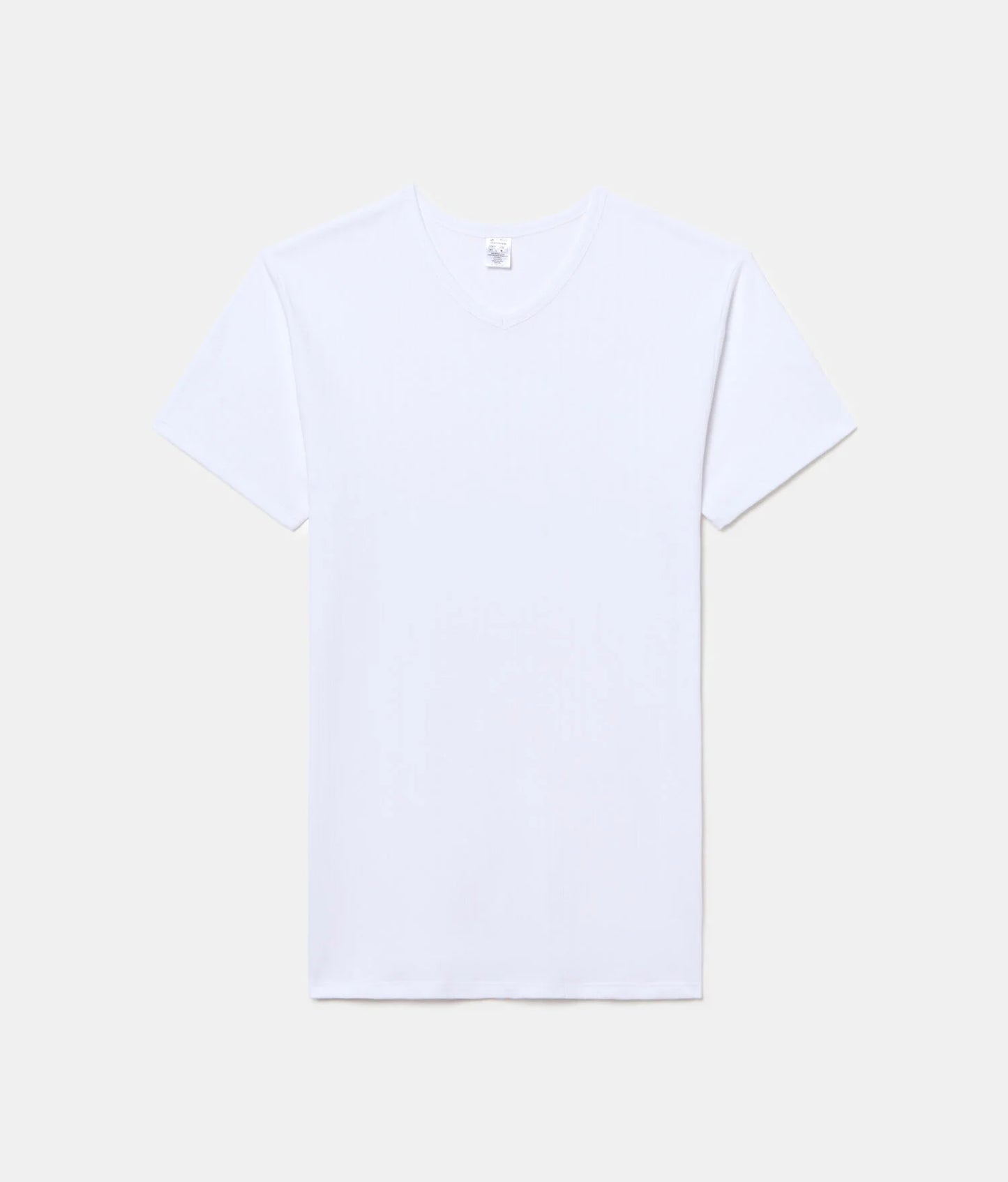CAMISETA INTERIOR TÉRMICA M/C CUELLO V HOMBRE ALGODÓN DE INVIERNO 100% INTERLOCK DESAGUJADO.