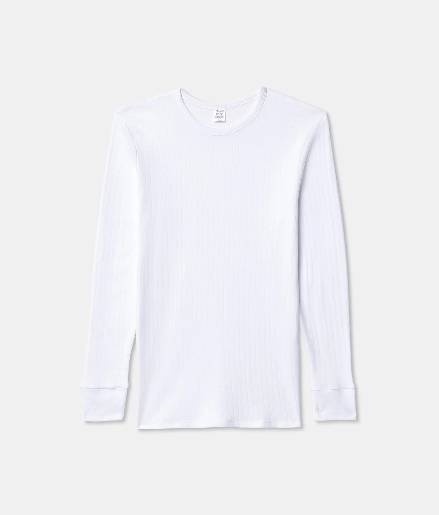 CAMISETA INTERIOR TÉRMICA M/L HOMBRE ALGODÓN INVIERNO 100% INTERLOCK DESAGUJADO.