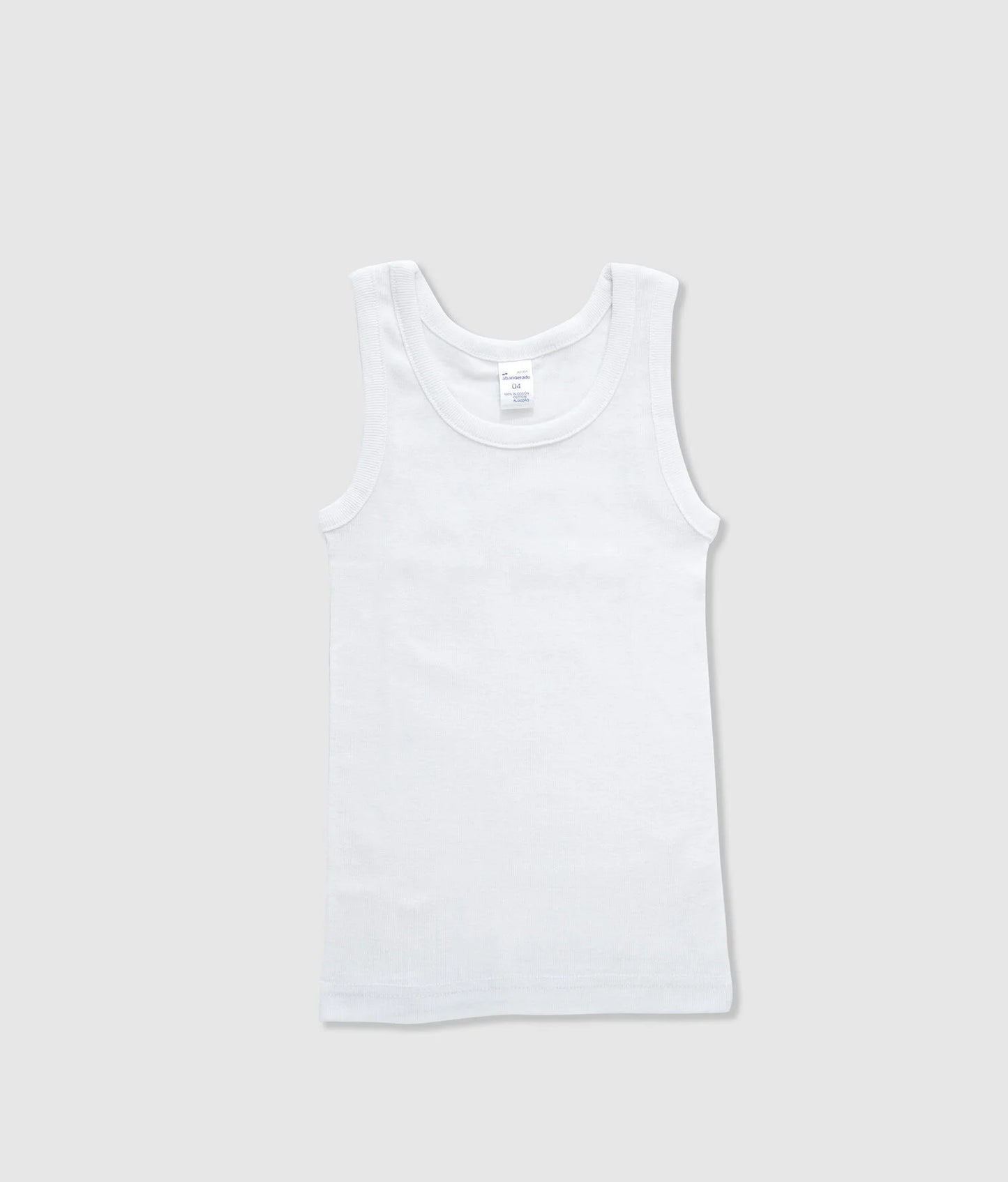 CAMISETA INTERIOR TIRANTES 100% ALGODÓN NIÑO