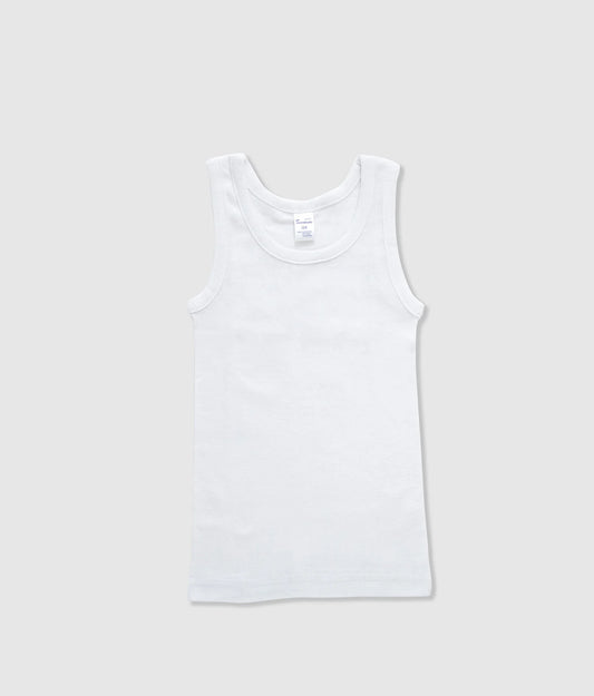 CAMISETA INTERIOR TIRANTES 100% ALGODÓN NIÑO