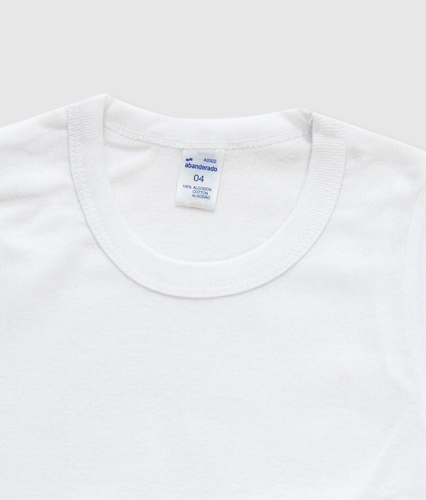 CAMISETA INTERIOR MANGA CORTA 100% ALGODÓN NIÑO