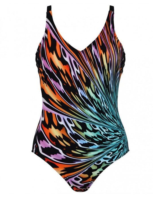 BAÑADOR DE UNA PIEZA MULTICOLOR LINES