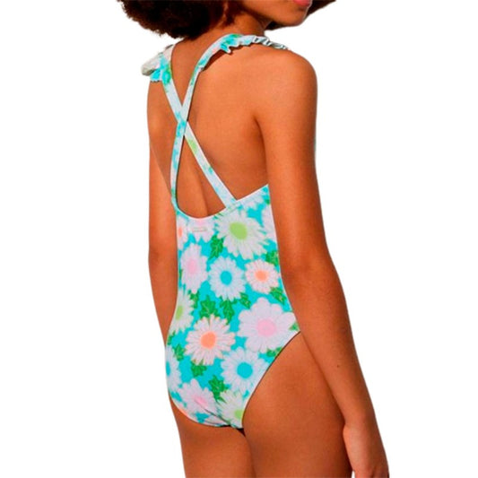 BAÑADOR CRUZADO FLOWERS PRINT