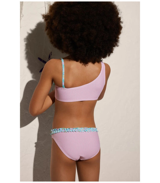 BIKINI ASIMETRICO CON VOLANTES