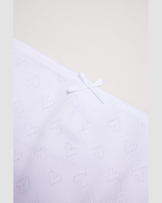 BRAGA CALADA NIÑA CORAZONES CON LACITO