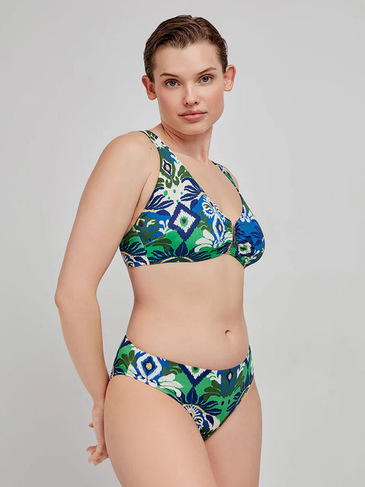 BIKINI CAPACIDAD FOAM EXTRAIBLE BRAGA MIDI ESTAMPADO TRIBAL