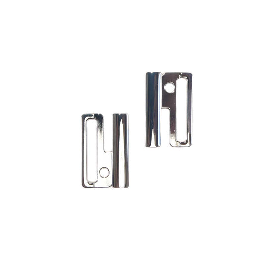 BROCHE ESTANDAR PLANO DE BIKINI PLATEADO