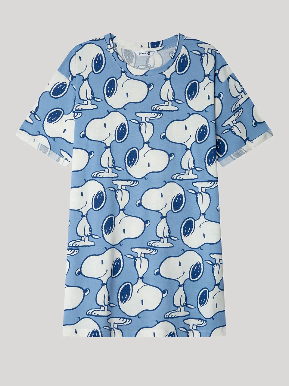 CAMISÓN DE MEDIA MANGA BLUE SNOOPY