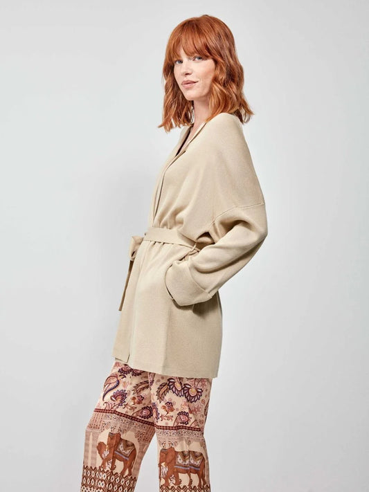 BATA FINA DE ALGODÓN PARA MUJER