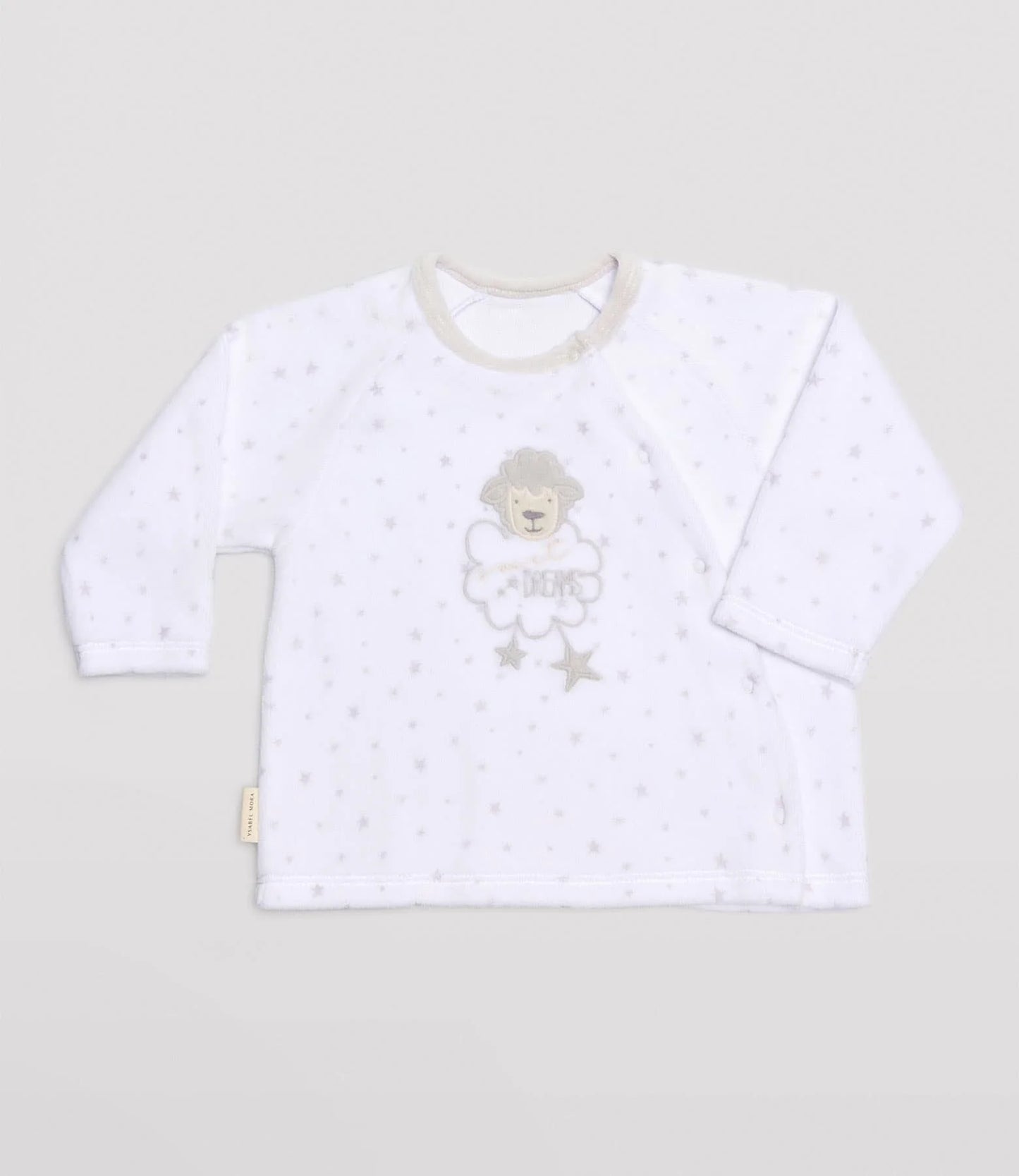 CONJUNTO BEBÉ MANGA LARGA AFELPADO OVEJITA