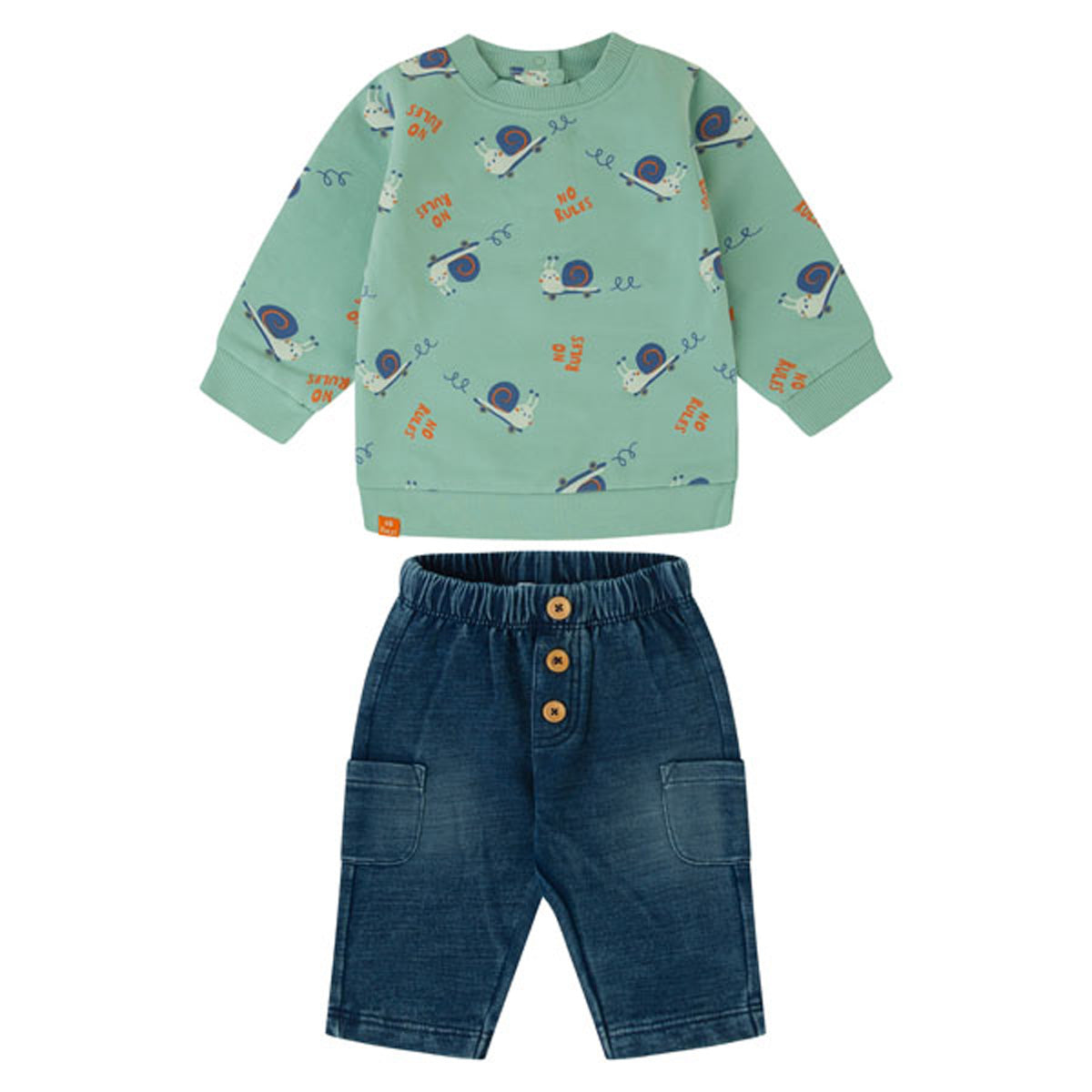 CONJUNTO INFANTIL DE 2 PIEZAS CARACOLES