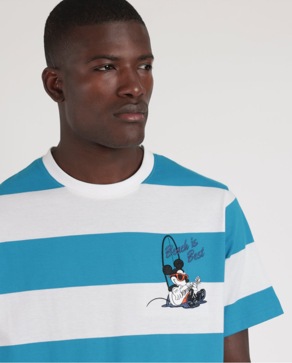 PIJAMA MANGA CORTA A RAYAS RIDE THE WAVE