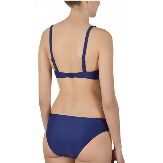 BIKINI CON ARO RELLENO LIGERO BASIC BLUE