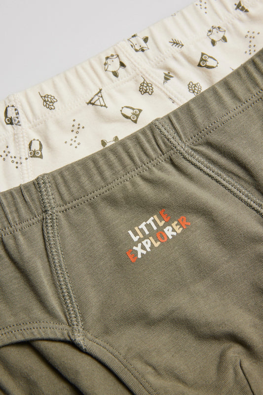 PACK-2 SLIPS INFANTIL NIÑO LITTLE EXPLORER