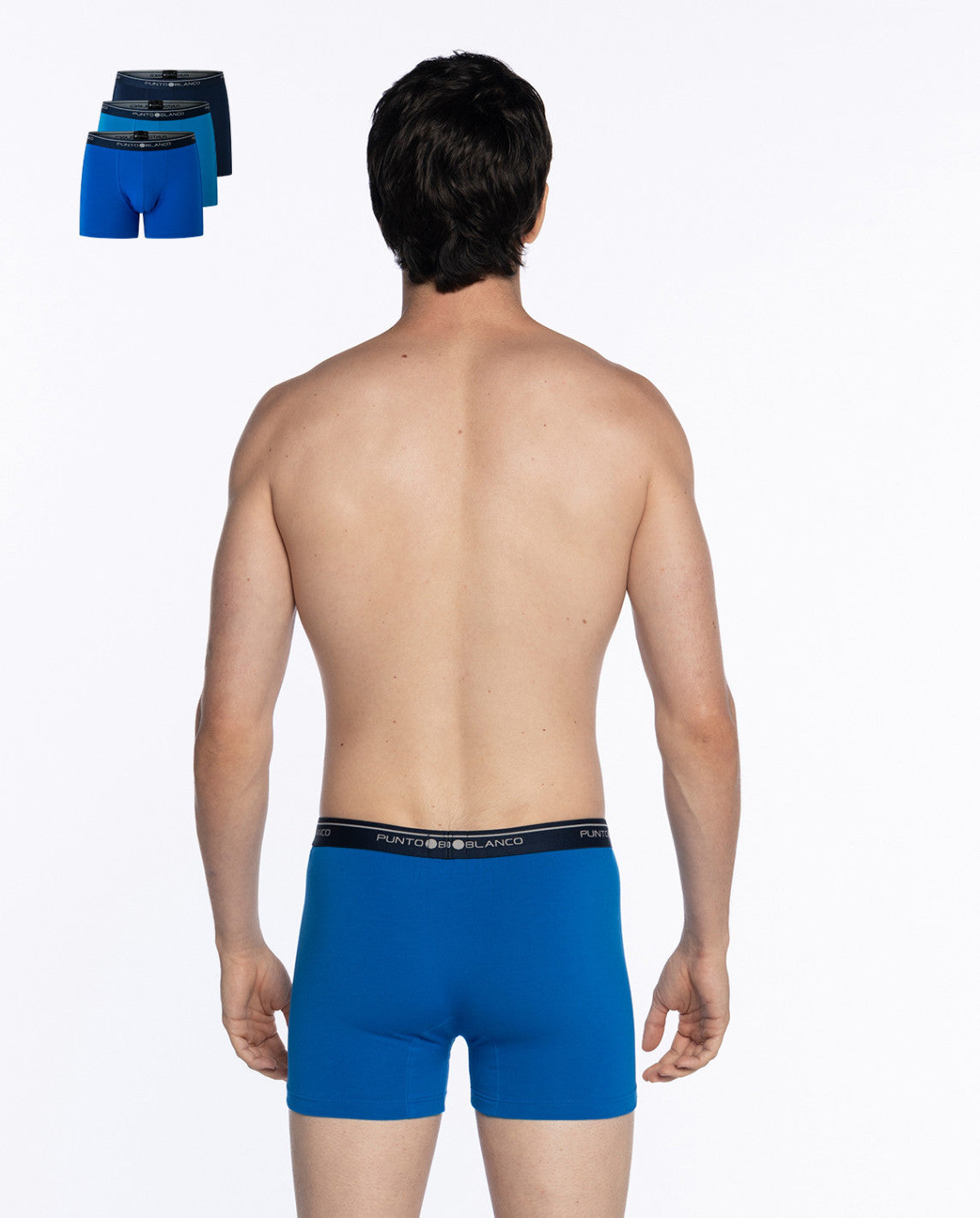 PACK-3 BOXERS BASIX PUNTO BLANCO 673