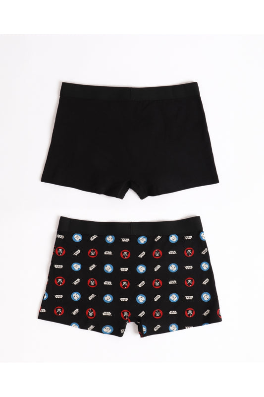 PACK-2 BOXERS STAR WARS BLUE AND RED