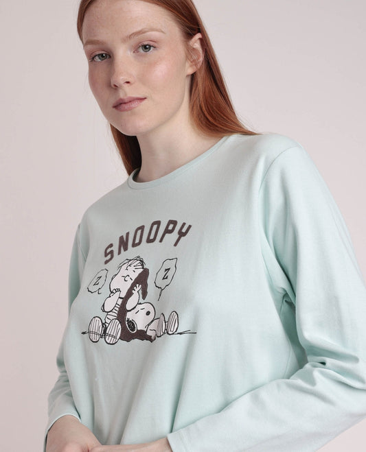 PIJAMA MANGA LARGA MUJER SLEEP SOCIETY