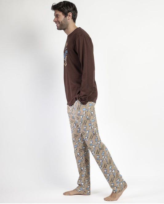 PIJAMA MANGA LARGA HOMBRE VARSITY SQUAD