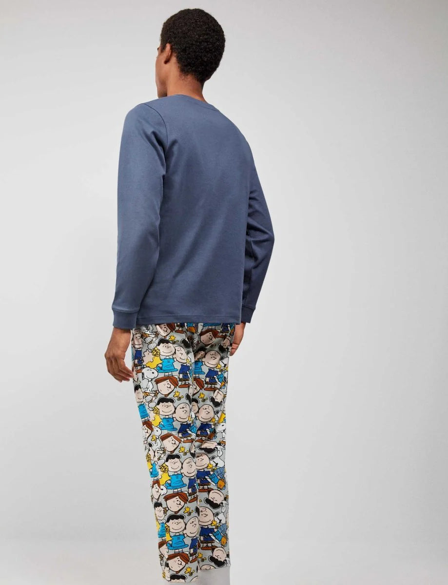 PIJAMA MANGA LARGA HOMBRE SNOOPY VIBES