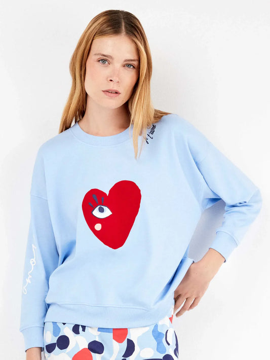 PIJAMA MANGA LARGA MUJER EYES IN MY HEART