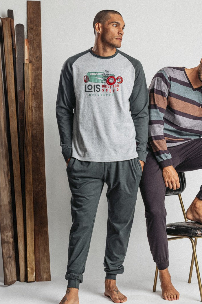 PIJAMA MANGA LARGA HOMBRE MOTORSPORT LOIS