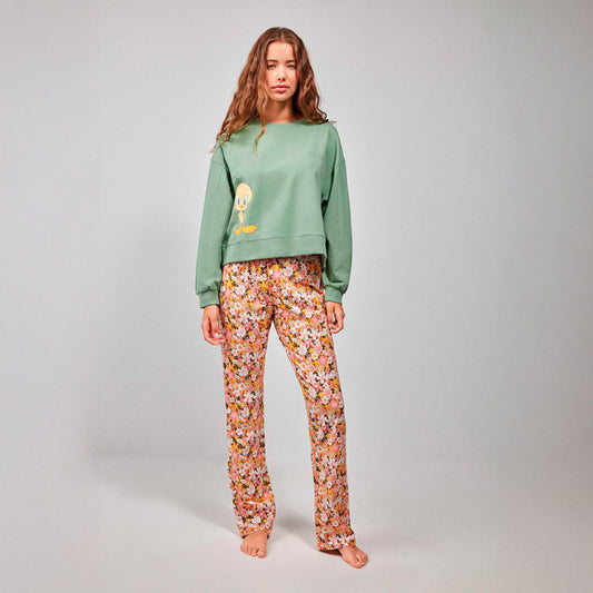 PIJAMA MANGA LARGA MUJER LOVELY PIOLIN