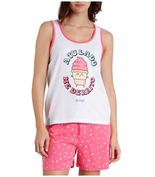 PIJAMA MANGA CORTA A TU LADO ME DERRITO