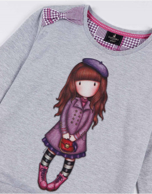 PIJAMA INFANTIL NIÑA GREY GORJUSS SANTORO AFELPADO