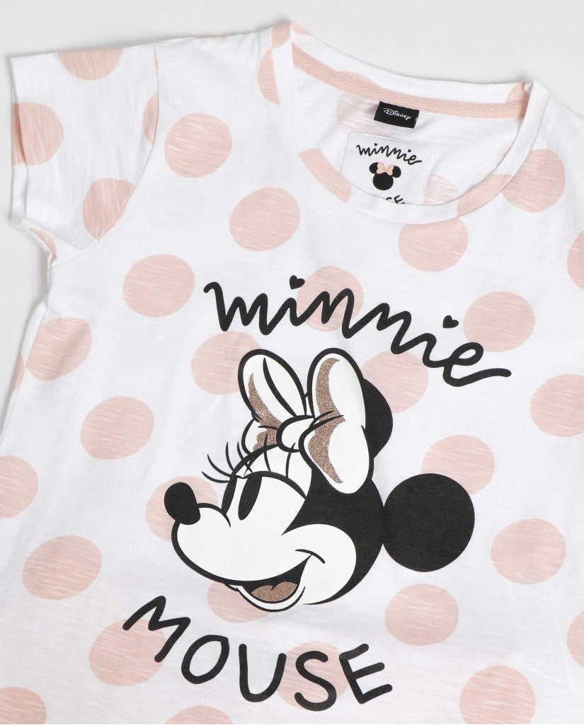 PIJAMA INFANTIL MANGA CORTA MINNIE DOTS