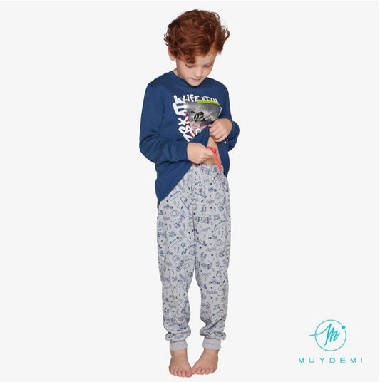PIJAMA INFANTIL NIÑO SKATE STYLE