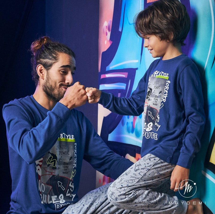 PIJAMA INFANTIL NIÑO SKATE STYLE