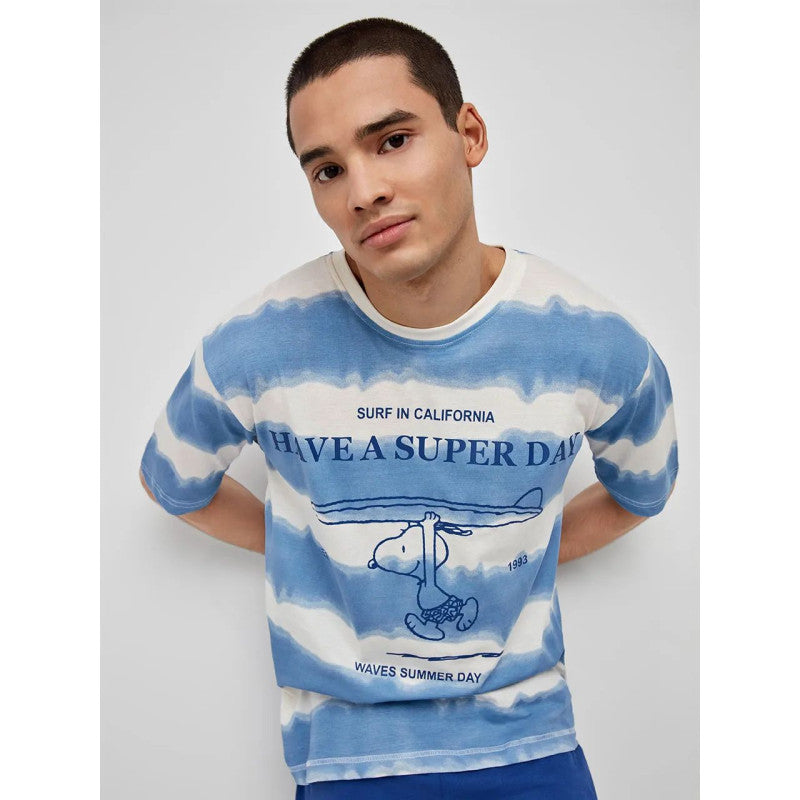 PIJAMA MANGA CORTA HAVE SUPER DAY SNOOPY