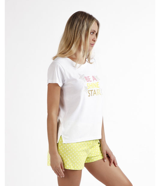 PIJAMA MANGA CORTA BE A SHINE STAR