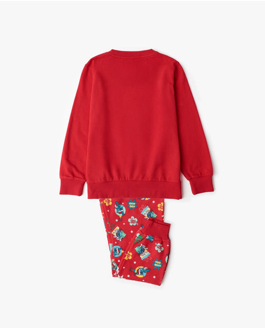 PIJAMA MANGA LARGA NIÑA STITCH HAPPY HOLIDAYS