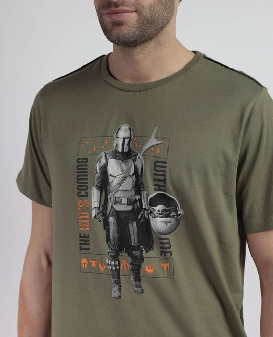 PIJAMA MANGA CORTA MANDALORIAN THE KID