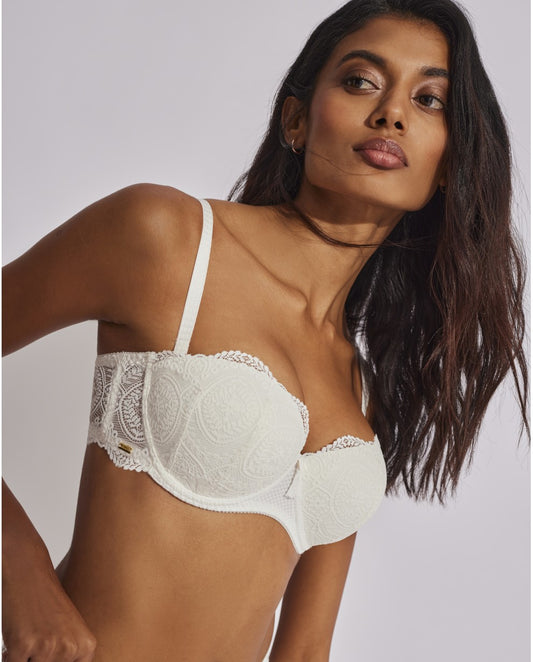 SUJETADOR CON AROS Y PUSH-UP TIRANTES DESMONTABLES MATILDA 31126