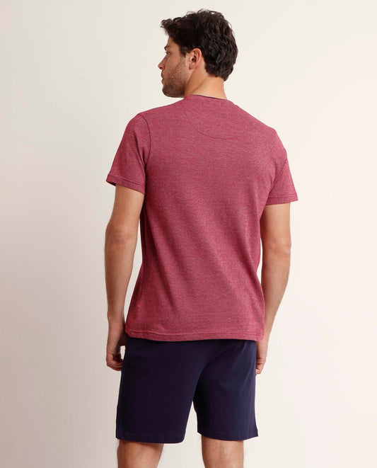 PIJAMA MANGA CORTA PUNTO PIQUÉ