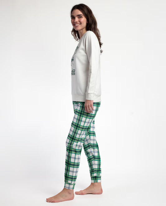 PIJAMA MANGA LARGA MUJER SKI MOUSE