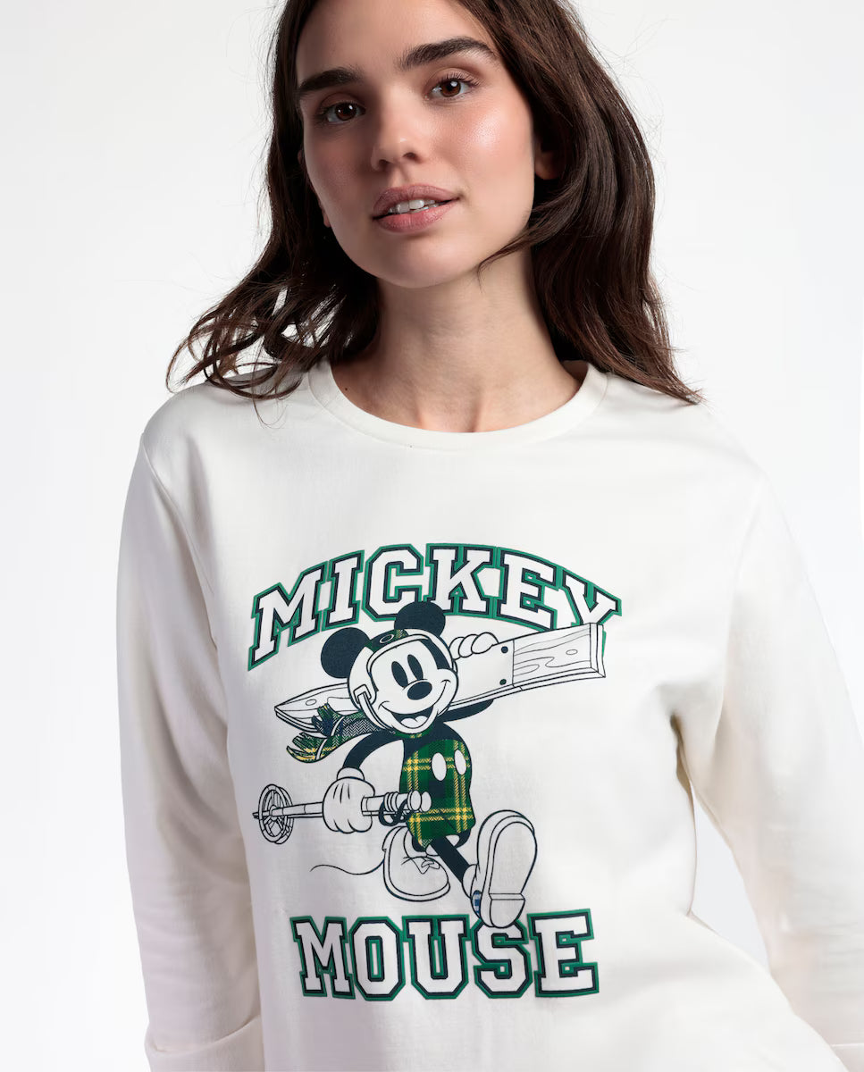 PIJAMA MANGA LARGA MUJER SKI MOUSE