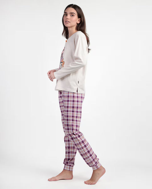 PIJAMA MANGA LARGA MUJER BE KIND TO ALL CREATURES