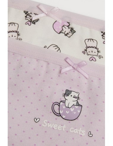 PACK-2 BRAGAS INFANTILES SWEET CATS