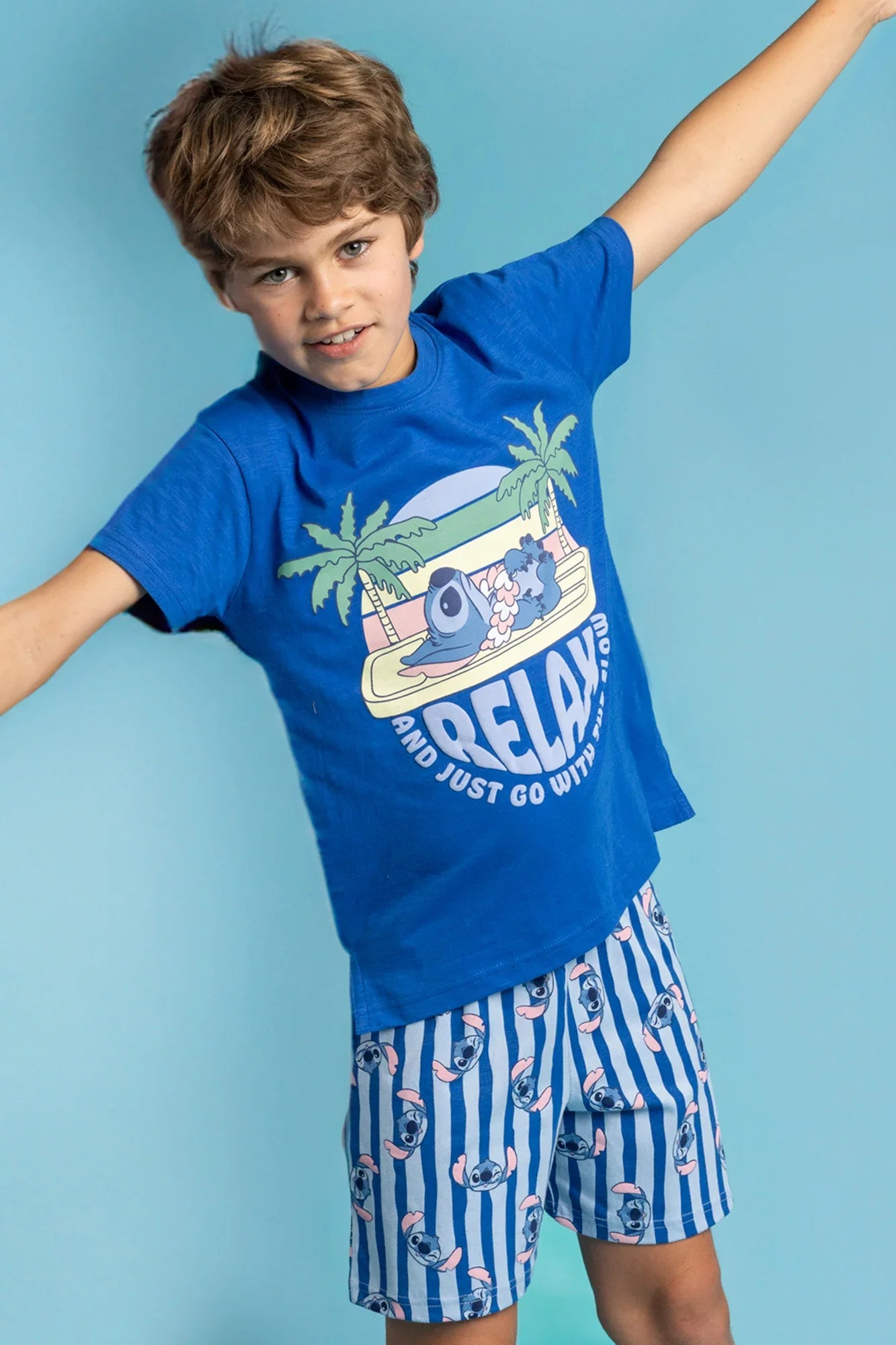 Pijamas de manga corta de niño (4-11 años)