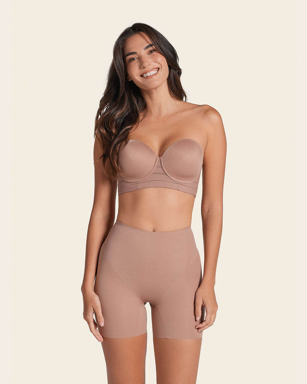 FAJA SHORT DE COMPRESION CON AMOHADILLAS REMOVIBLES PUSH UP EN GLUTEOS 12889