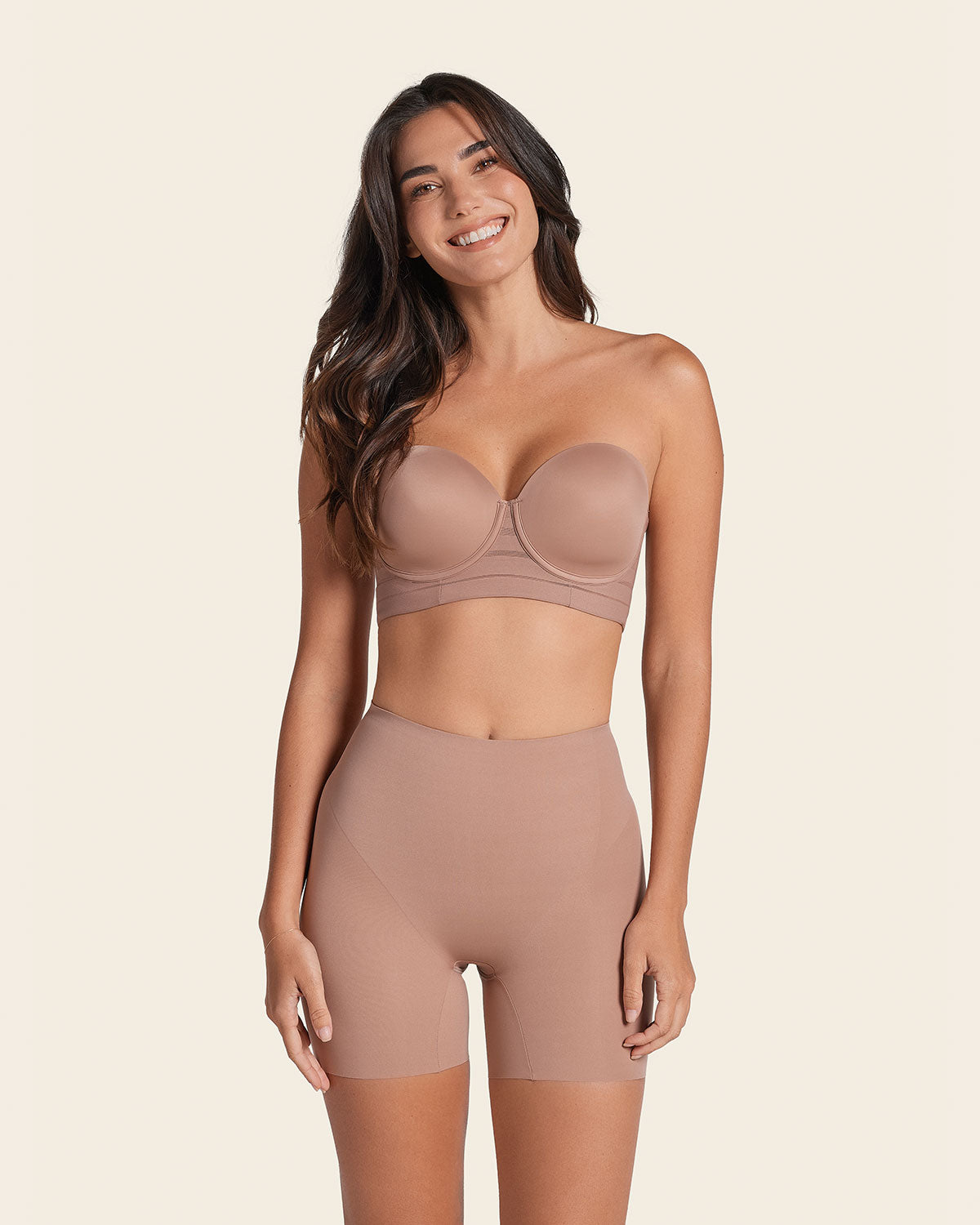 FAJA SHORT DE COMPRESION CON AMOHADILLAS REMOVIBLES PUSH UP EN GLUTEOS 12889